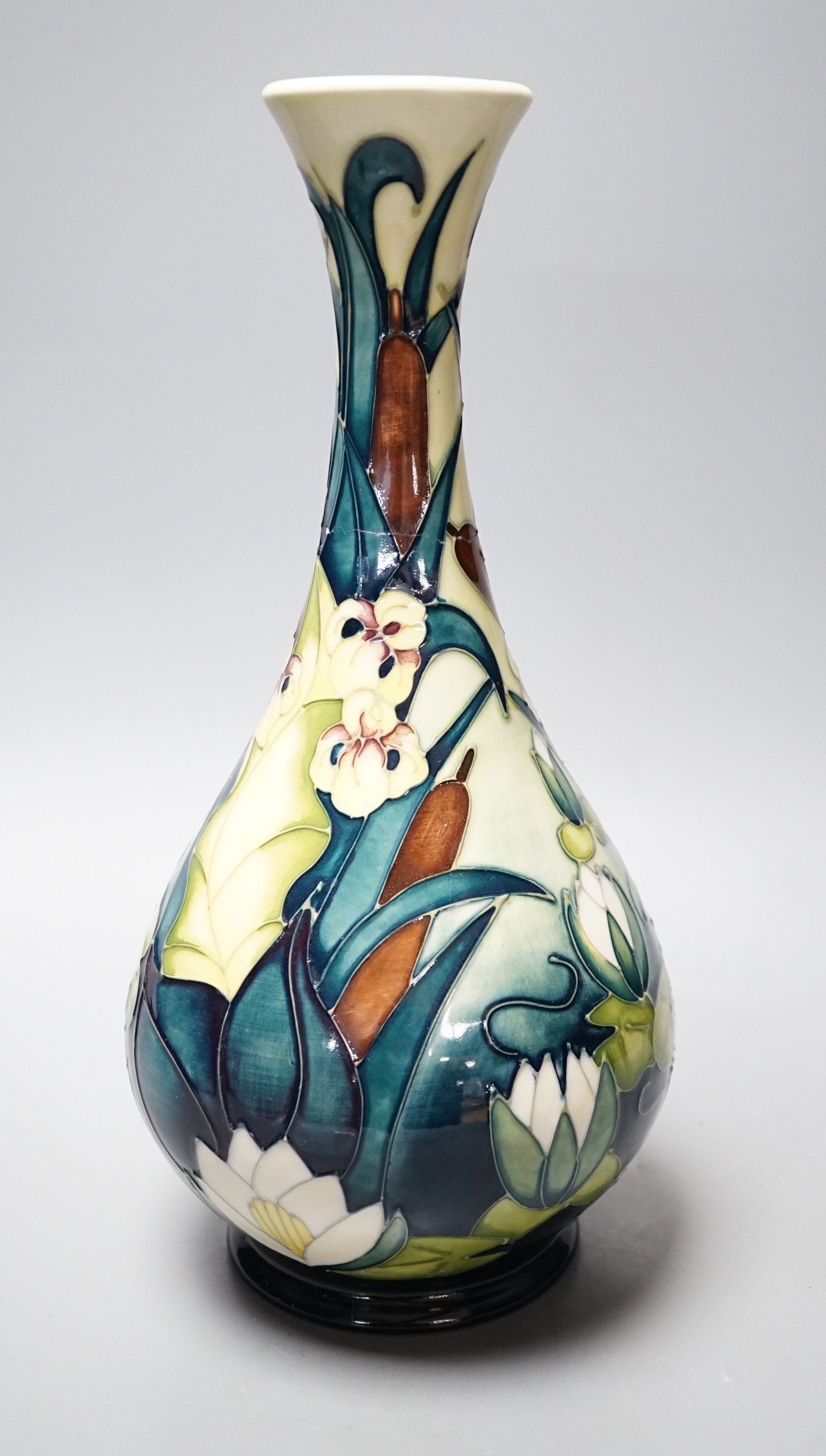 A Moorcroft pottery vase, decorated with the 